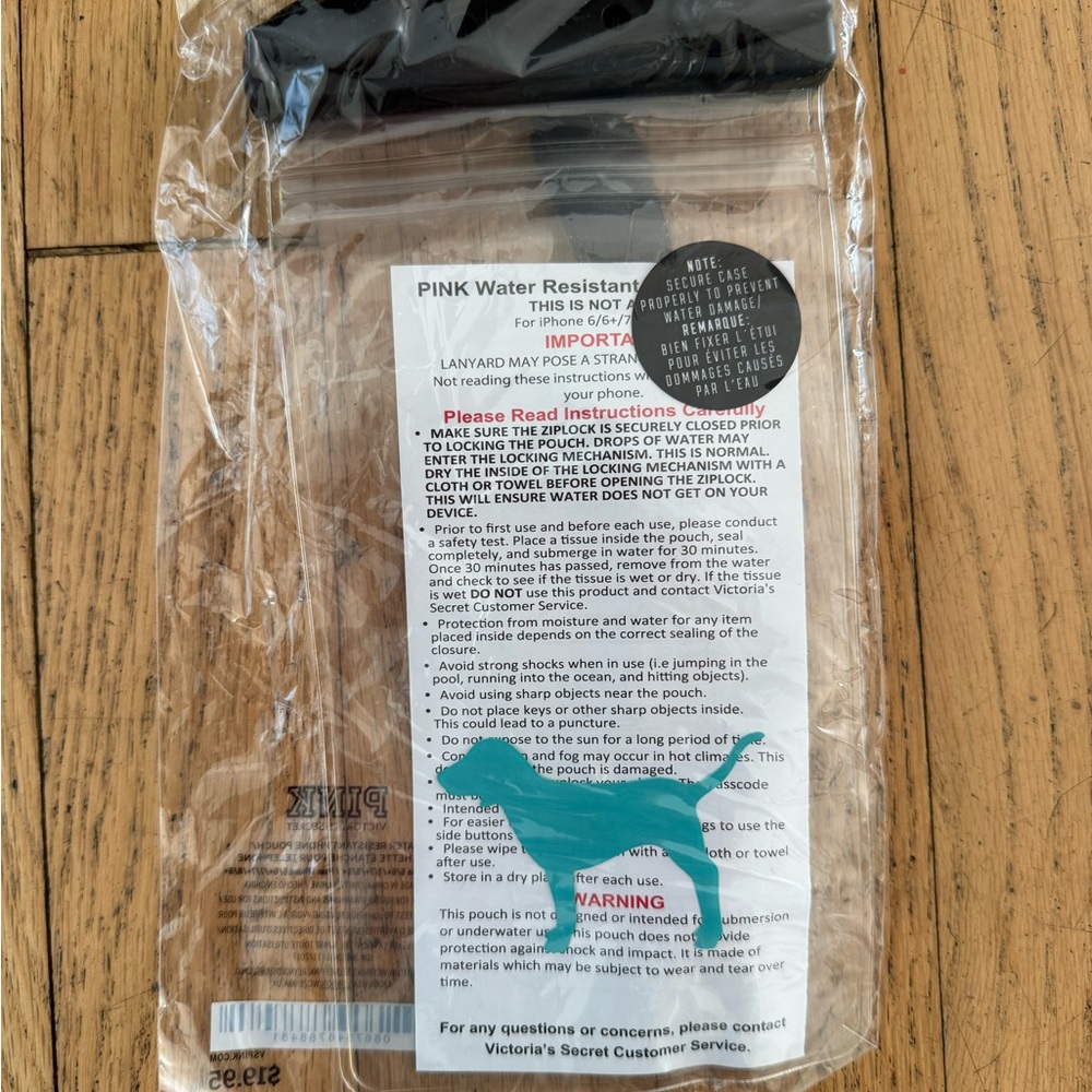 Victoria's Secret Pink Water Resistant Pouch